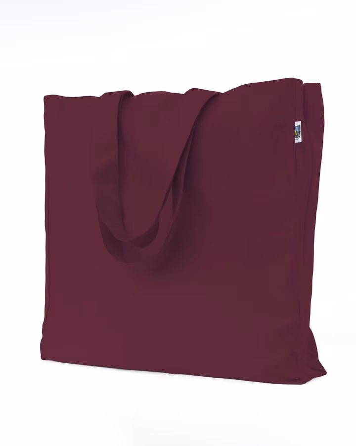Printwear Fairtrade Borsa Oversize in Cotone Biologico, Light Grey (ca. Pantone Cool Grey 5C) 49 x 50 cm, XT630