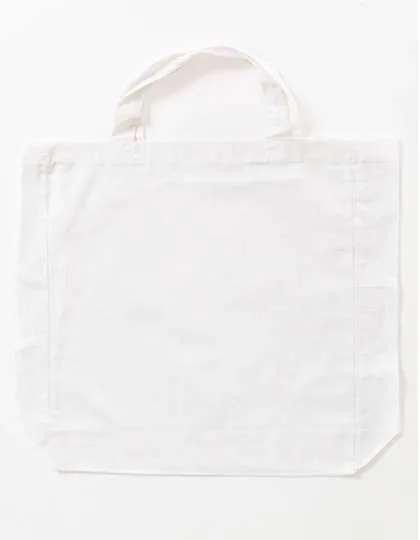 Printwear Cotton Bag with Bottom and Side Gusset, White ca. 38 x 42 x 10 cm, XT90