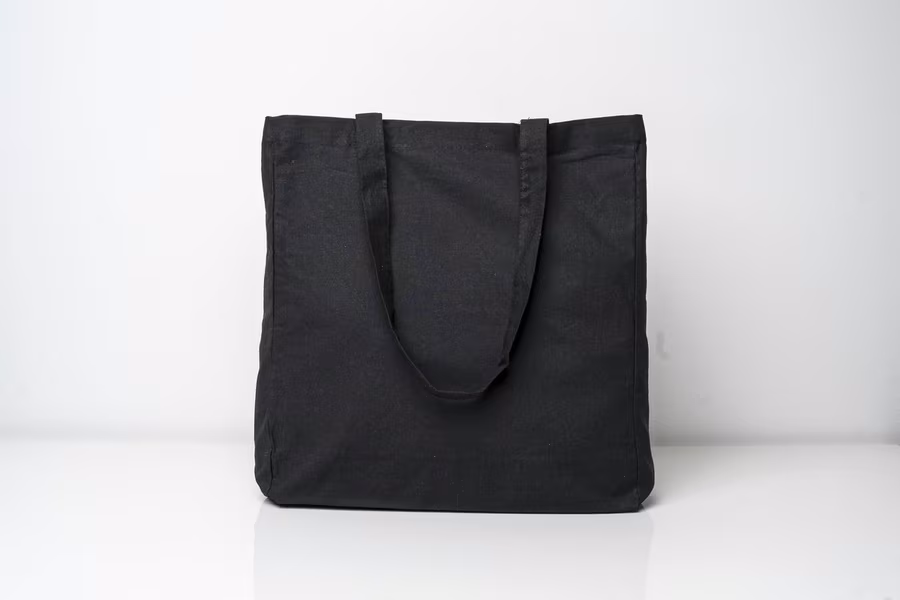 Printwear Sac en Coton avec Soufflets de Fond et Latéraux, Blue (ca. Pantone 2935U-HKS 43-44) 38 x 42 x 10 cm, XT95