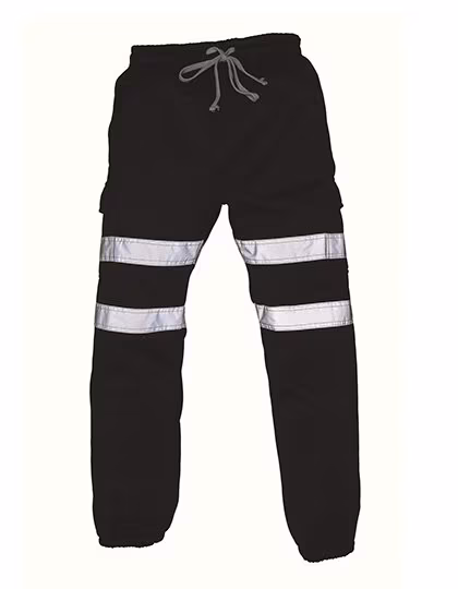 YOKO Hi-Vis Safety Long Trousers with Reflectors, Hi-Vis Orange L, YK016T
