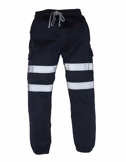 YOKO Pantaloni di sicurezza lunghi Hi-Vis con riflettori, Navy 3XL, YK016T