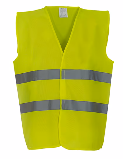 YOKO Hi-Vis Sicherheitsweste mit Reflektionsstreifen, Hi-Vis Yellow XL, YK102