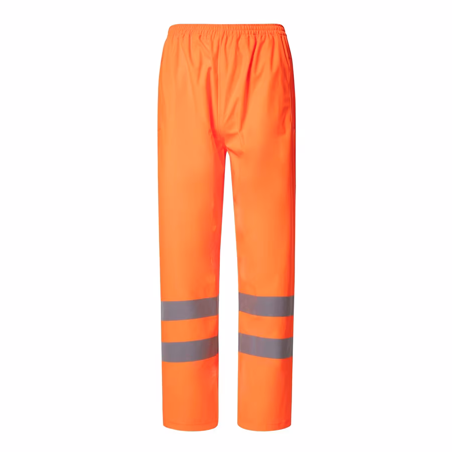 YOKO Breathable Rain Trousers with Reflective Bands, Hi-Vis Yellow XXL, YK451
