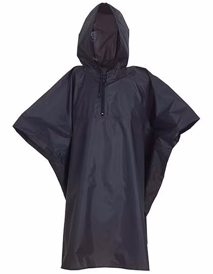 YOKO Poncho antipioggia con Cappuccio e sacca, Navy Regular, YK470