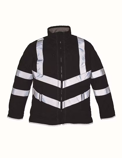 YOKO Hi-Vis Safety Jacket with Fleece Lining, Hi-Vis Orange L, YK706