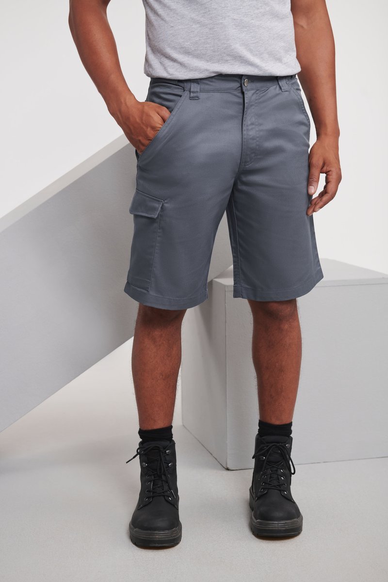 Russel Cargo-Shorts aus Polycotton mit Tasche, Black 28, Z002
