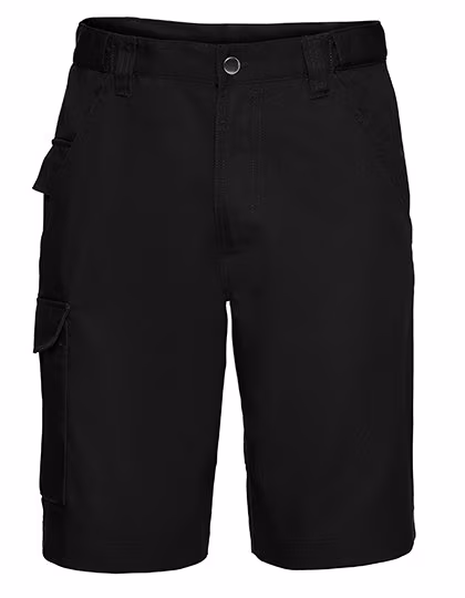 Russel Short Cargo en Polycoton avec Poche, Convoy Grey (Solid) 46, Z002