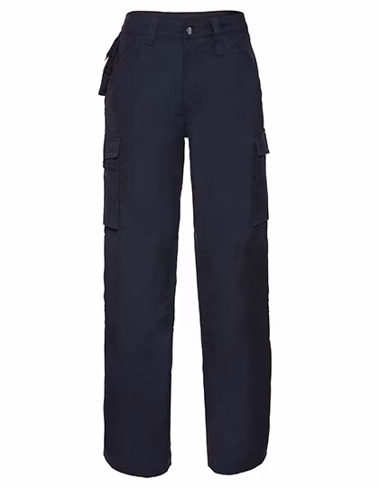 Russell Robust Workwear Trousers with Teflon Coating, French Navy 34/32, Z015
