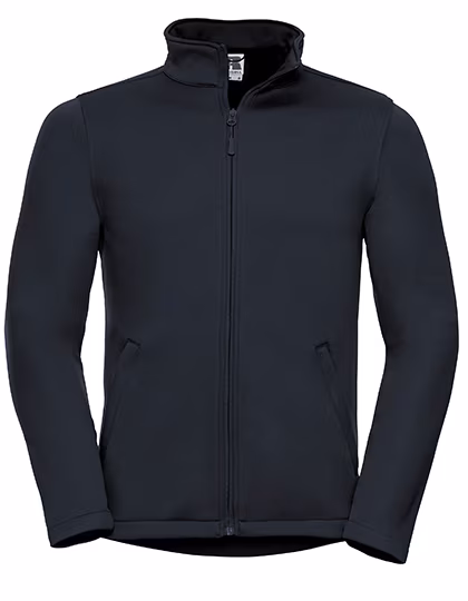 Russel Giacca Softshell con fodera in Microfleece da Uomo, French Navy XS, Z040M