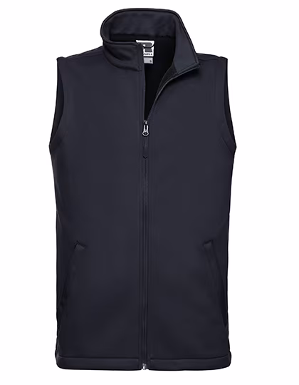 Russel Atmungsaktive Softshell-Weste mit Teflon-Beschichtung, French Navy S, Z041M
