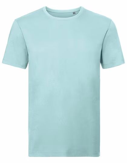 Russel Pure Organic Bio-Baumwoll T-Shirt mit modernem Schnitt, Stone S, Z108M