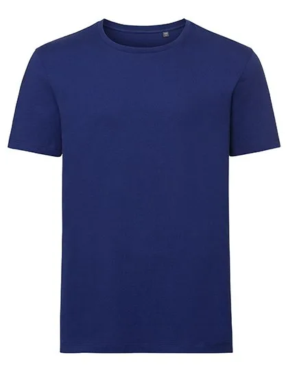 Russel Pure Organic Bio-Baumwoll T-Shirt mit modernem Schnitt, Bright Royal XS, Z108M