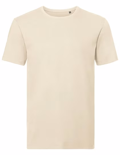 Russel Pure Organic Bio-Baumwoll T-Shirt mit modernem Schnitt, Natural XS, Z108M