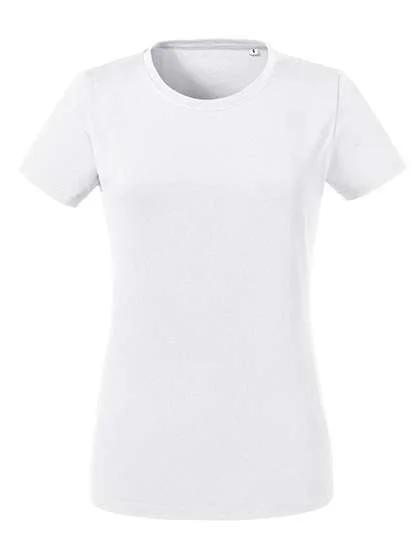 Russel Pure Organic T-Shirt aus 100% Bio-Baumwolle für Damen, White XL, Z118F
