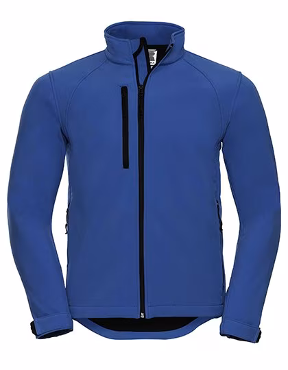 Russell Breathable Softshell Jacket with Pockets, Black XL, Z140