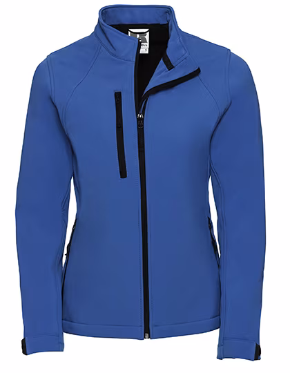 Russel Giacca Softshell con fodera in Pile da Donna, Azure Blue M, Z140F
