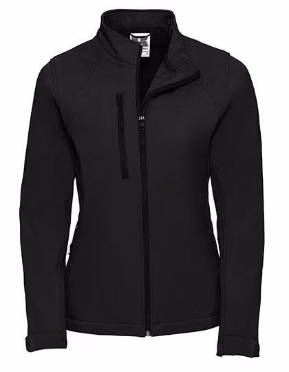 Russel Softshell-Jacke mit Fleece-Futter für Damen, Black XXL, Z140F
