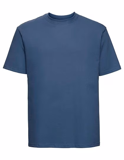 Russel Ringgesponnenes Baumwoll-T-Shirt mit Ripp-Kragen, Indigo 3XL, Z180