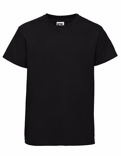 T-Shirt with Ribbed Collar for Kids