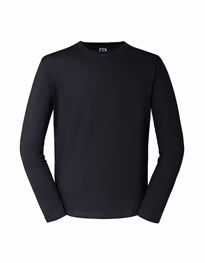 Russel T-Shirt a maniche lunghe in 100% Cotone, White L, Z180L