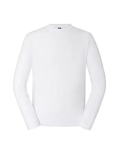 Russel T-Shirt Manches Longues en 100% Coton, White L, Z180L