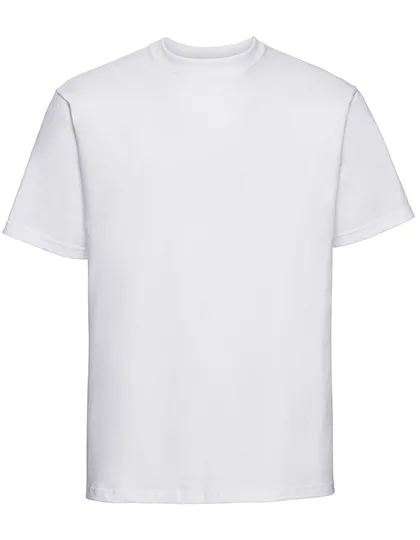Russel T-Shirt aus 100% Baumwolle für Herren, White S, Z215
