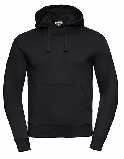 Russel Langarm Sweatshirt mit doppellagiger Kapuze, Black L, Z265