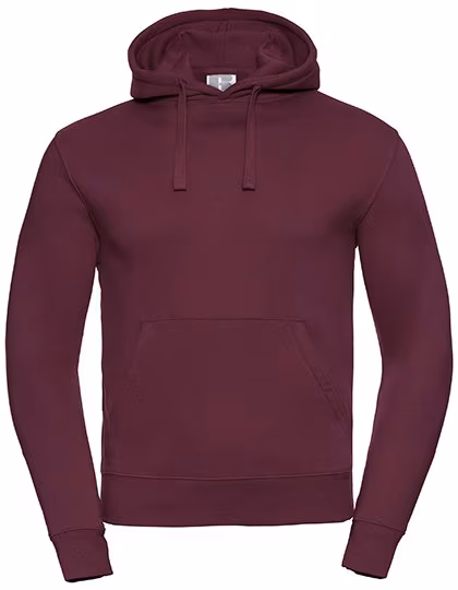 Russel Langarm Sweatshirt mit doppellagiger Kapuze, Burgundy L, Z265