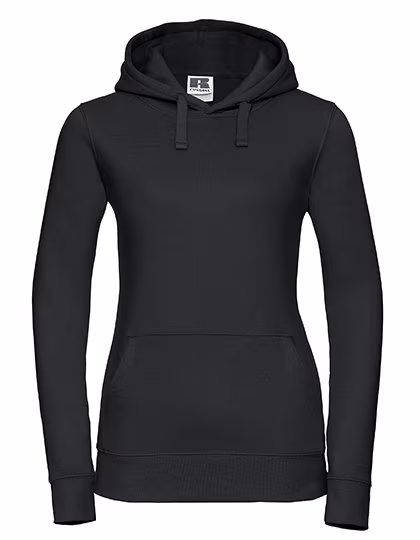 Russel Sweat à Capuche avec Passage pour Écouteurs pour Femmes, Black XS, Z265F