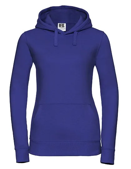 Russel Kapuzen Sweatshirt mit Kopfhörerführung für Damen, Bright Royal XS, Z265F