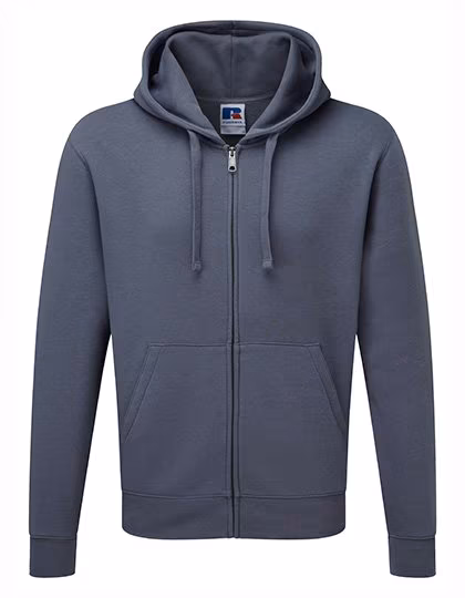 Russel Authentischer Sweatjacke mit Zip-Kapuze, Convoy Grey (Solid) L, Z266