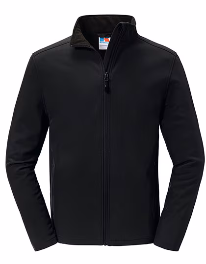 Russel Giacca Softshell idrorepellente con fodera in Pile, Black S, Z420