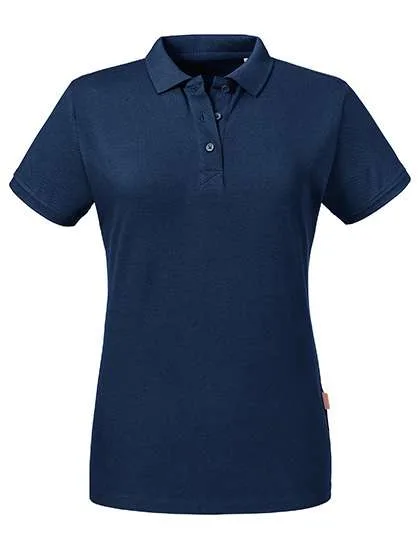 Russel Pure Organic Poloshirt aus Bio-Baumwolle für Damen, French Navy XXL, Z508F