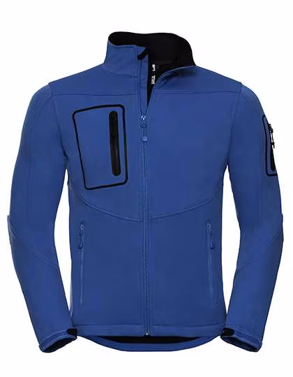 Russel Giacca Softshell impermeabile con materiale Stretch, Titanium (Solid) L, Z520
