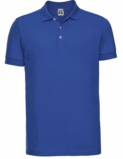 Russel Polo aderente con spacchi laterali a spina di pesce, Black L, Z566