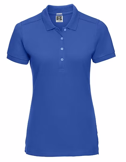 Russel Polo Slim Fit Stretch da Donna, Bright Royal XL, Z566F