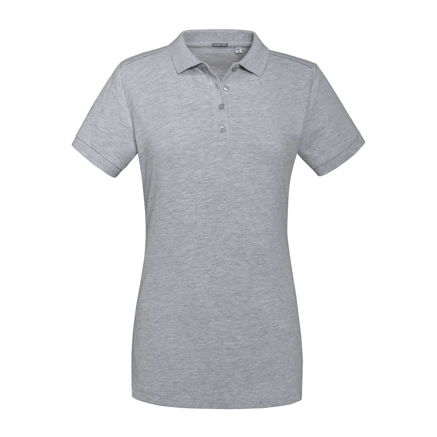 Russel Slim Fit Stretch Piqué Poloshirt für Damen, Black XS, Z567F