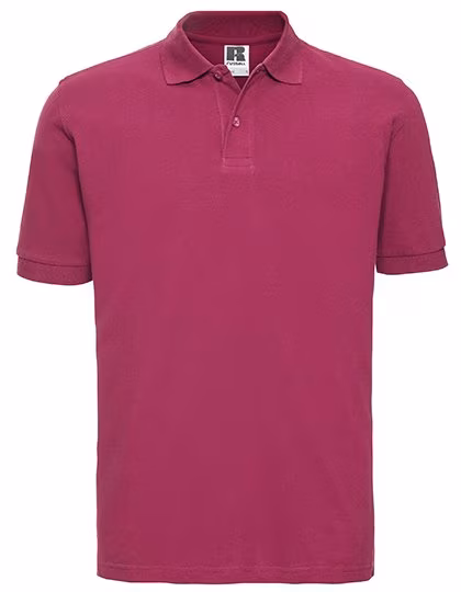 Russel Kurzarm-Polo-Shirt aus 100% Baumwolle, Fuchsia S, Z569