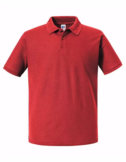 Russel Polo Piqué en Matériau Recyclé, Classic Red M, Z570M