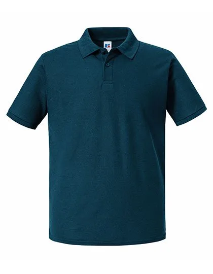 Russel Piqué Polo Shirt aus Recyclingmaterial, Petrol Blue S, Z570M