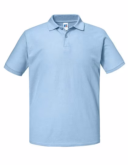 Russel Polo Piqué en Matériau Recyclé, Sky XXL, Z570M