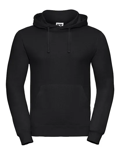 Russell Long-Sleeve Hoodie with Hood and Kangaroo Pocket, Black XS, Z575N