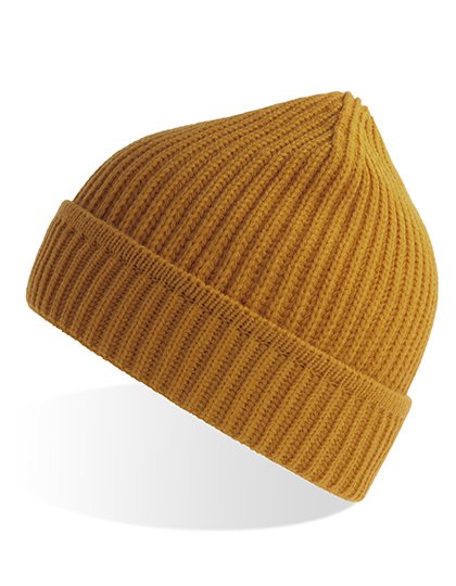 Atlantis Sustainable Maple Beanie made of Polylana®, Beige One Size, AT101 – Mustard