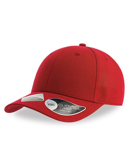 Atlantis Nachhaltige Joshua Cap aus recyceltem Polyester, Black One Size, AT108 – Red