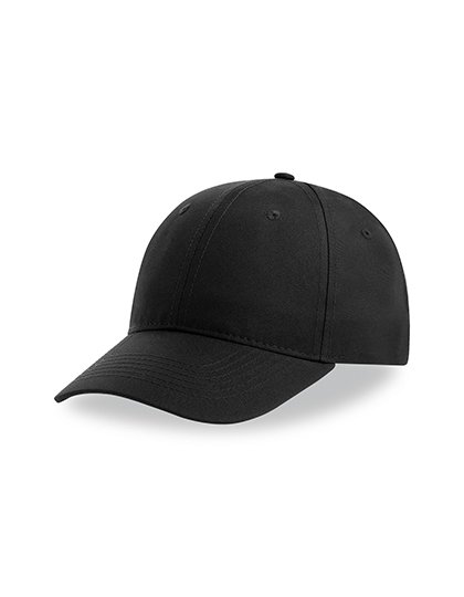 Recy Six Cap aus Polyester-Twill – Black
