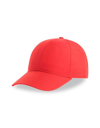 Recy Six Cap aus Polyester-Twill – Red