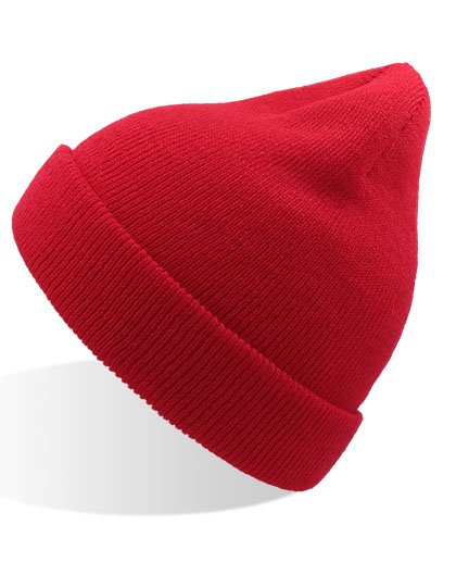 Atlantis Wind Beanie in Poliestere riciclato per Bambini, Navy One Size, AT124 – Red