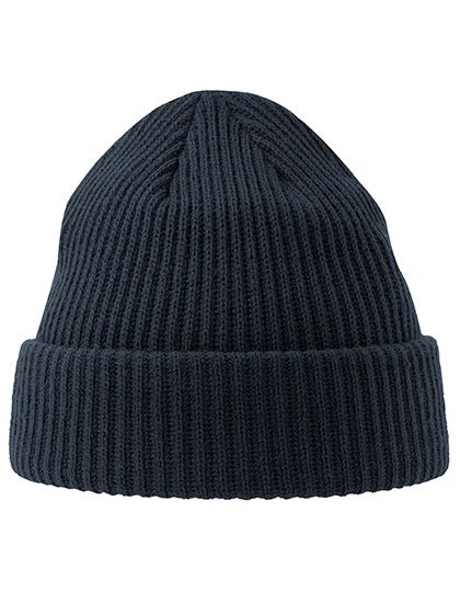Atlantis Beanie Bill-S en polyester recyclé – Navy