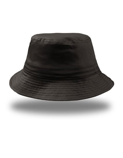 Atlantis Bucket Hat in 100% Cotone – Black