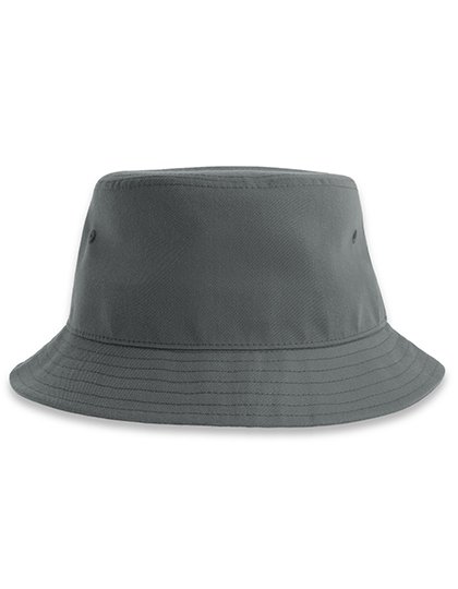 Atlantis Geo Bucket Hat in Poliestere riciclato – Dark Grey